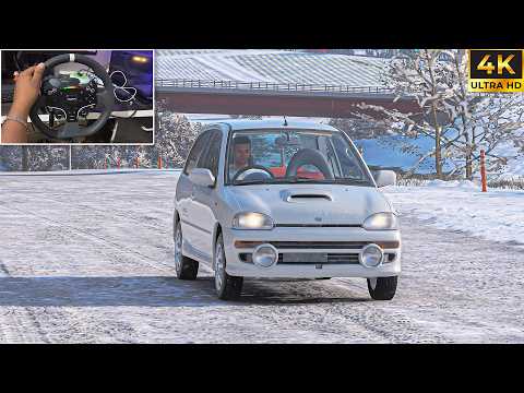🔥Tiny 1994 Subaru Vivio RX-R Goes Flat Out! | MOZA R3 Steering Wheel Gameplay | Forza Horizon 6 | 4K