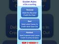 Golden rules of Accounting | Financial Accounting | #accounting #goldenrules