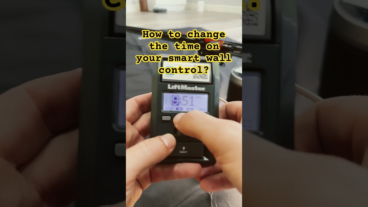 How to change the time on your wallbutton for LiftMaster or Chamberlain? 