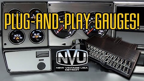 NVU PLUG AND PLAY GAUGE HARNESS