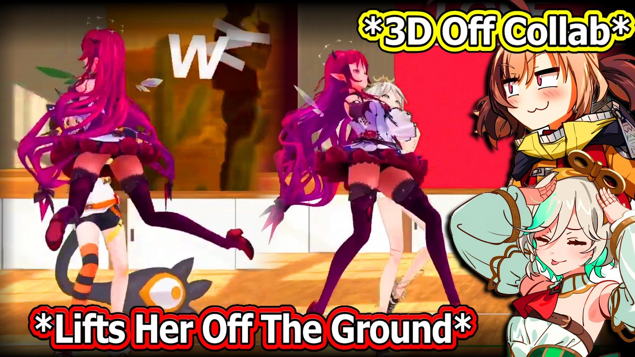 Gigi, Cecilia and IRyS Can't Stop Getting Physical during 3D Off Collab