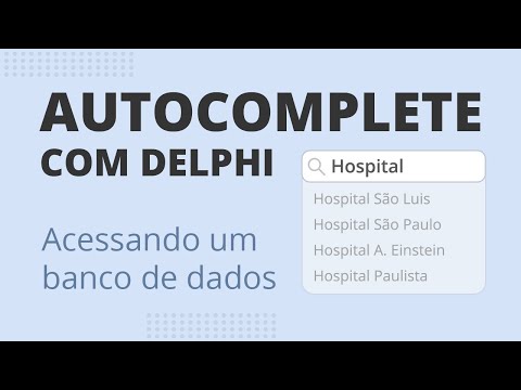 Autocomplete com acesso real a banco de dados no Delphi