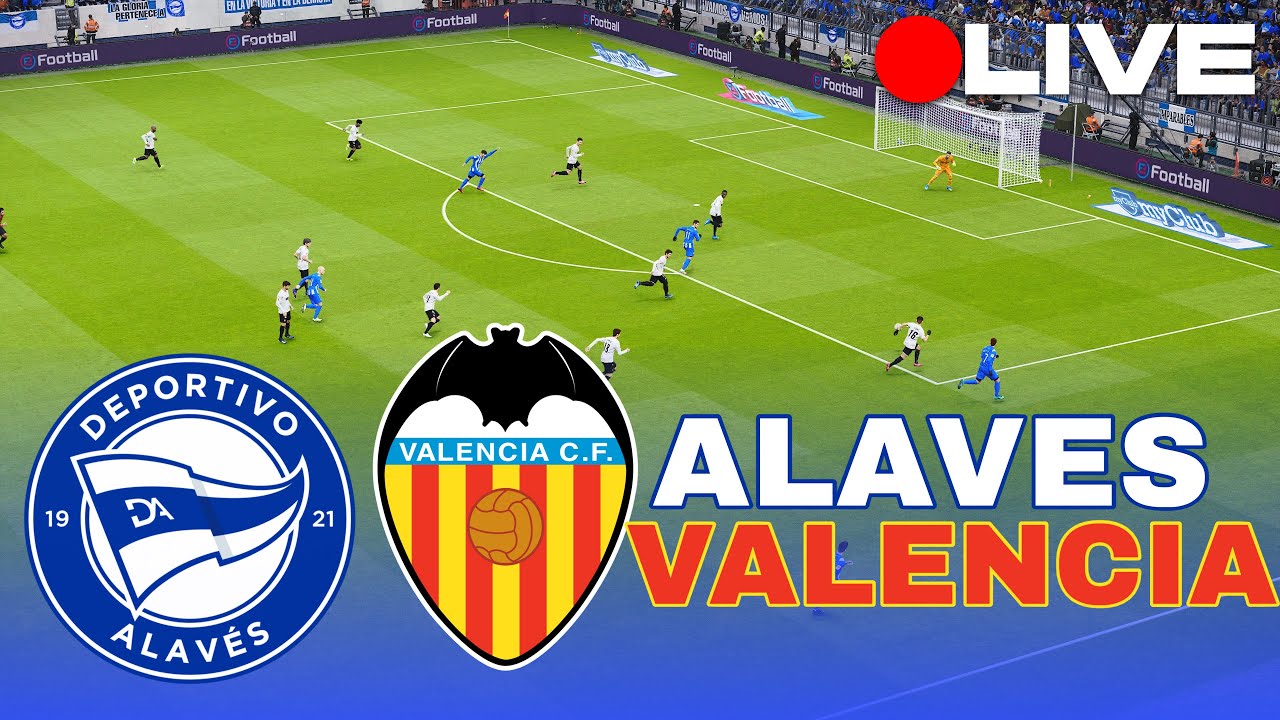 Alavés vs Valencia La Liga 2025 Partido Simulación PES 2021 - YouTube