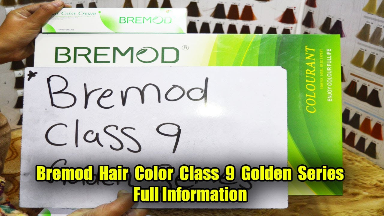 Bremod Hair Color Class 9 Golden Series Full Information By The Stylish Mod