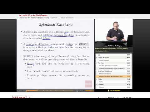 PHP with MySQL - Databases