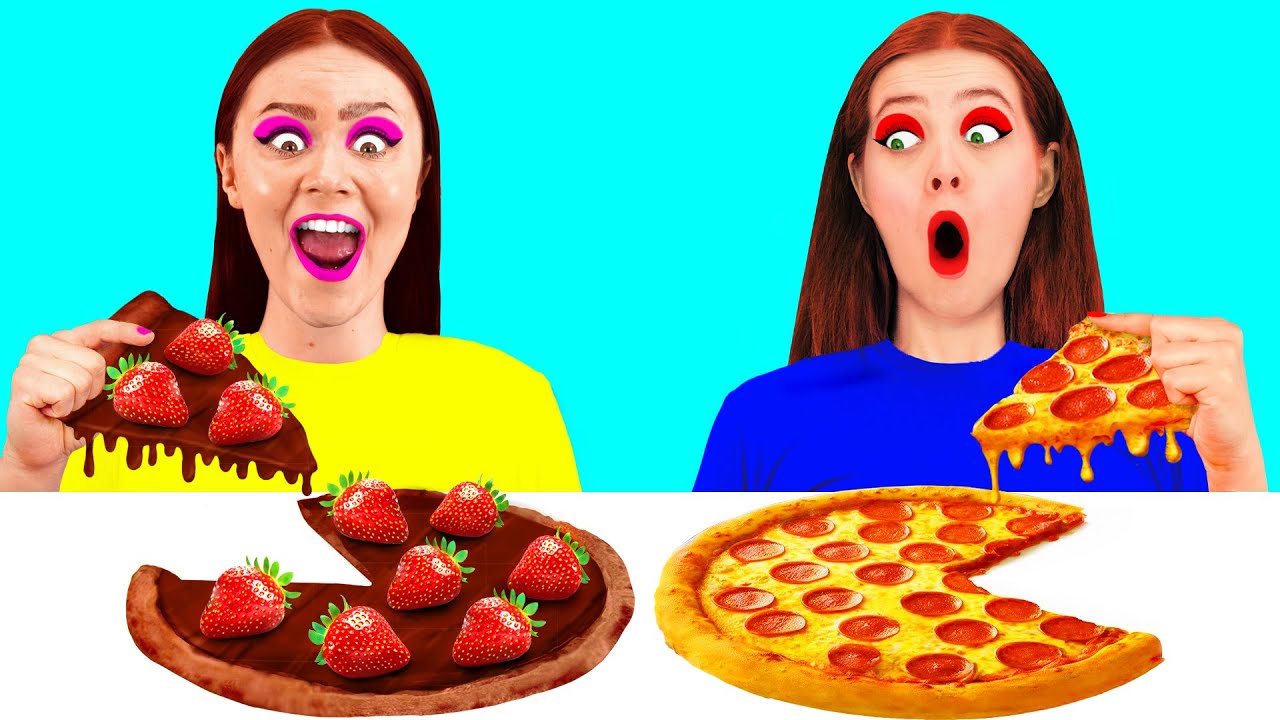 تحدي تزيين البيتزا | معركة الصالحة للأكل Teen Challenge