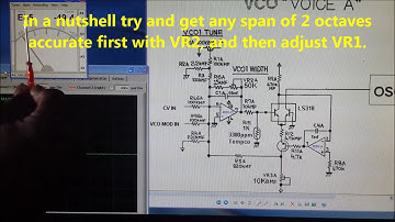 DIY analog synth project Tutorial (VCO calibration Jupiter 8 Style Part 2)