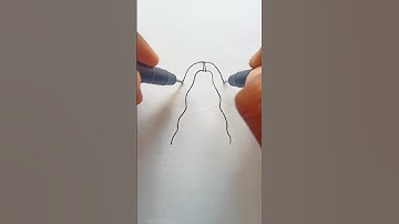 Hair easy 😂 #kids drawing idea step by step #viral #drawing #toddlers