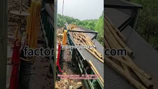 Slot-type wood peeling machine, log stripping machine, pine and poplar wood peeling machine