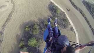 Taşkının İlk Yamaç Paraşütü Uçuşu