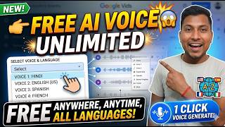 FREE AI Voice Generator 😱 | All Languages Voiceover | Google Vids Tutorial 2026 screenshot 5