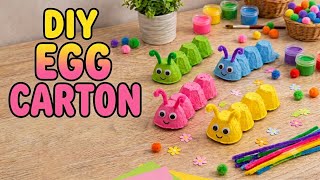 Egg Carton Caterpillar ! Transform Egg Cartons Into Cute Caterpillar DIY & Recycling Idea β»οΈ Egg Carton Caterpillar ! Transform Egg Cartons Into Cute Caterpillar DIY & Recycling Idea β»οΈ