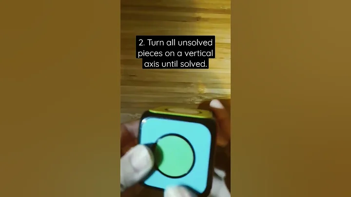 How to Solve the O2 Cube!