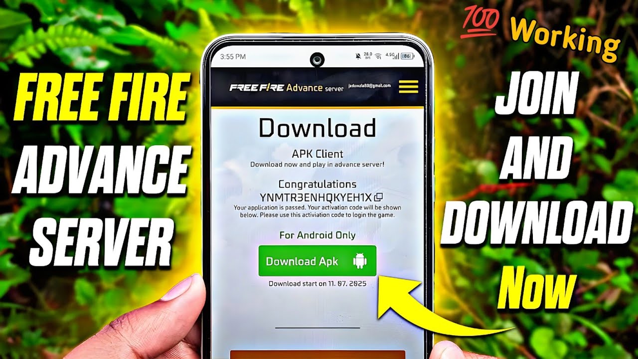 Free Fire Advance Server Registration & Download Tutorial