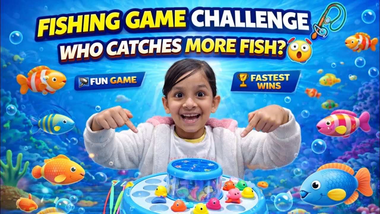 Catch the Fish Fast 🐟😲 | Fishing Game Challenge 
