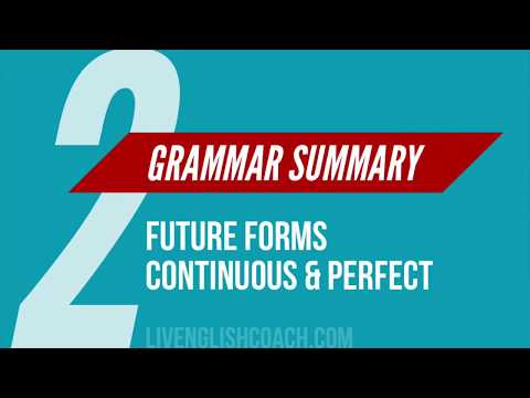 Future Continuous & Future Perfect. Будущее продолженное и будущее завершённое.
