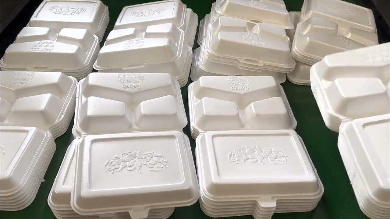 EPS PS disposable thermocol lunch box machine foam food container