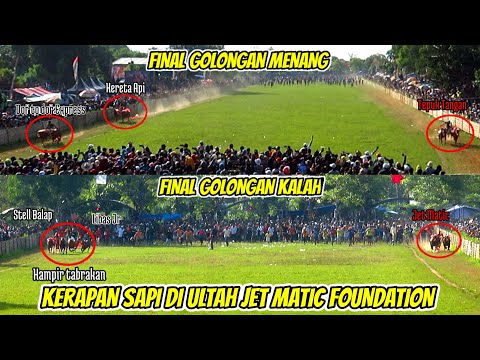 Video Grand FINAL Kerapan Sapi di HUT JET MATIC FOUNDATION - youtube