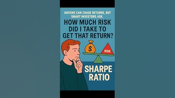 Sharpe Ratio #shorts #viral #trending #ytshorts #youtubeshorts #learn #education #finance