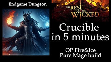 No Rest For The Wicked 5 Minutes Crucible Run, Best Magic Build, Echo Knight, Spoken and Unspoken