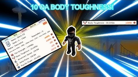 10 QA BODY TOUGHNESS! ROBLOX SUPER POWER TRAINING SIMULATOR