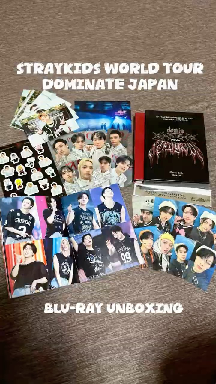 Unboxing StrayKids】 〈dominATE JAPAN🇯🇵〉スキズ エコパスタジアム