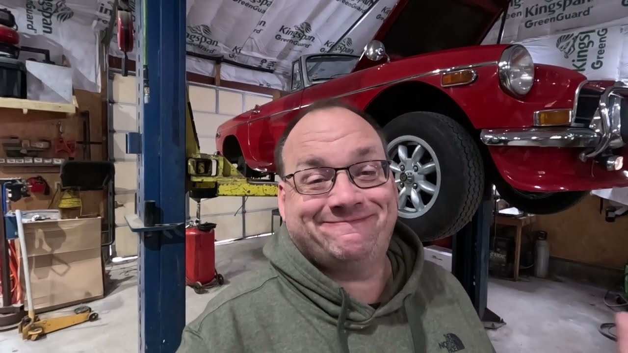 MGB fuel injection conversion. New fuel system and electrical system Installation.