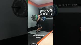205# power clean complex!