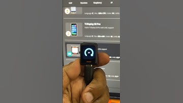Lilygo T-QT C6 test with Squareline Studio and lvgl #esp32 #lvgl #ui #hmi #lilygo