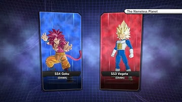 Dragon Ball Xenoverse 2 DLC 19 Daima goku ssj4 Vs Vegeta ssj3