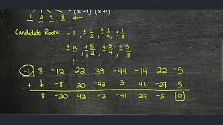 College Algebra - Polynomial Functions - Rational Roots Theorem - Example