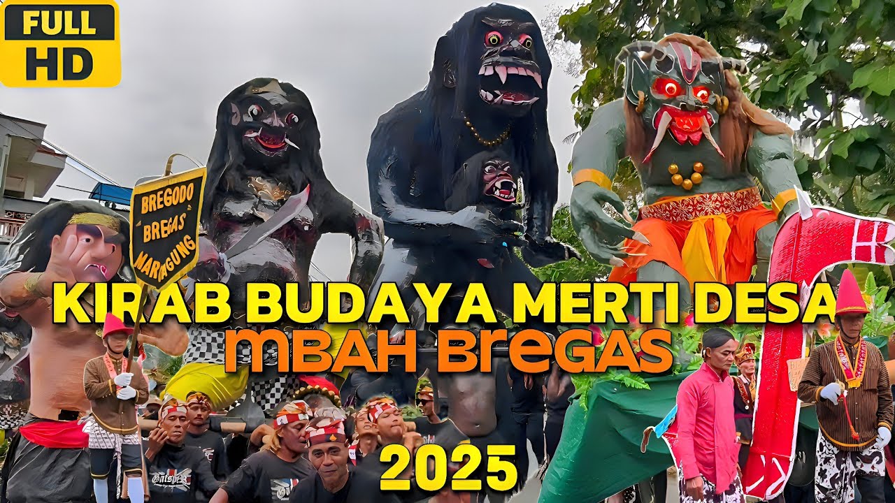 Meriah ‼️Kirab Budaya Merti Desa Mbah Bregas 2025 | Kalurahan Margoagung Seyegan Sleman DIY