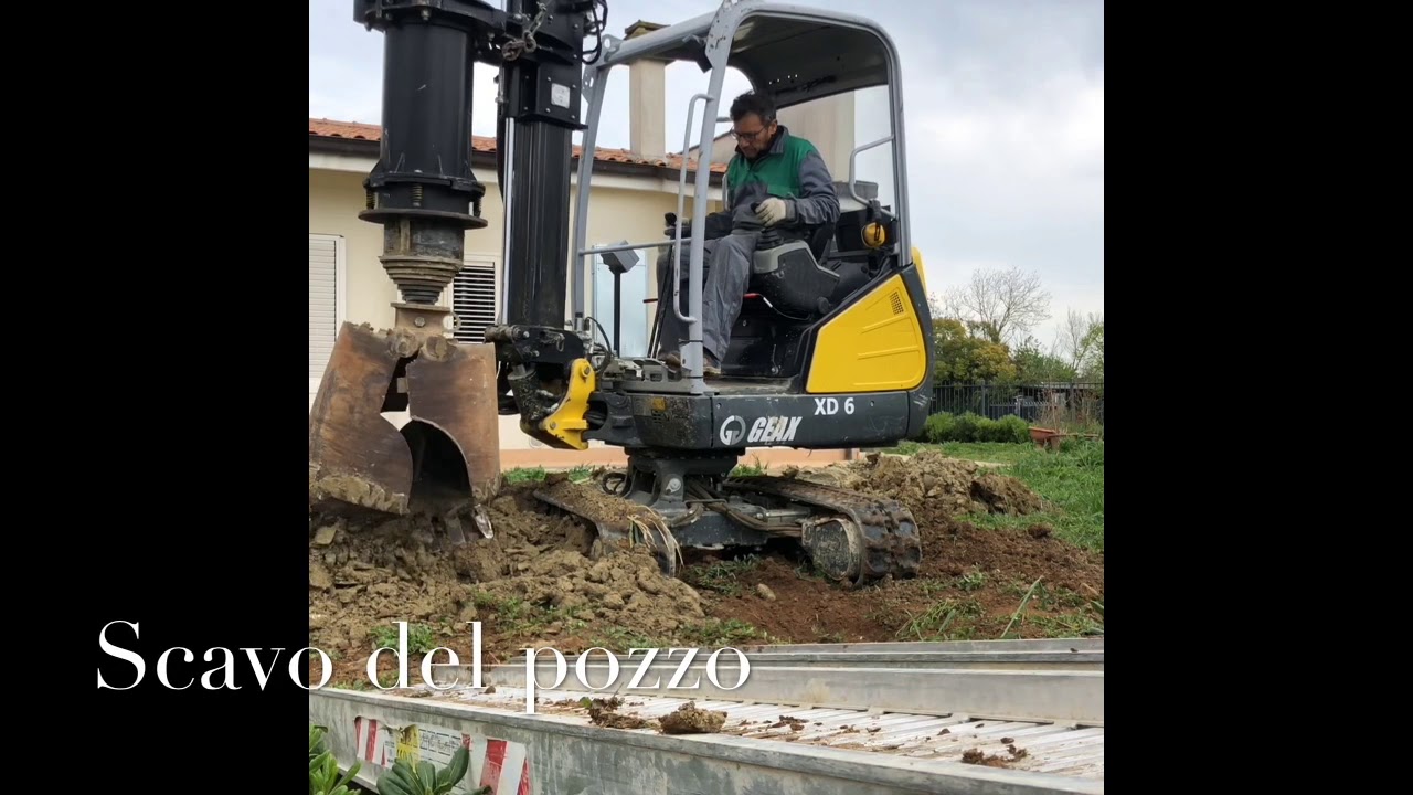 Trivellazione di un pozzo- Drilling a Waterwell