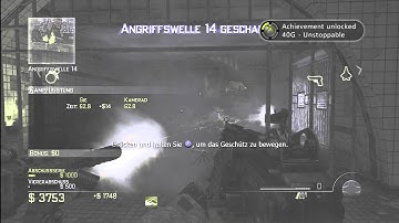 MW3 Survival mode: Unstoppable Achievement