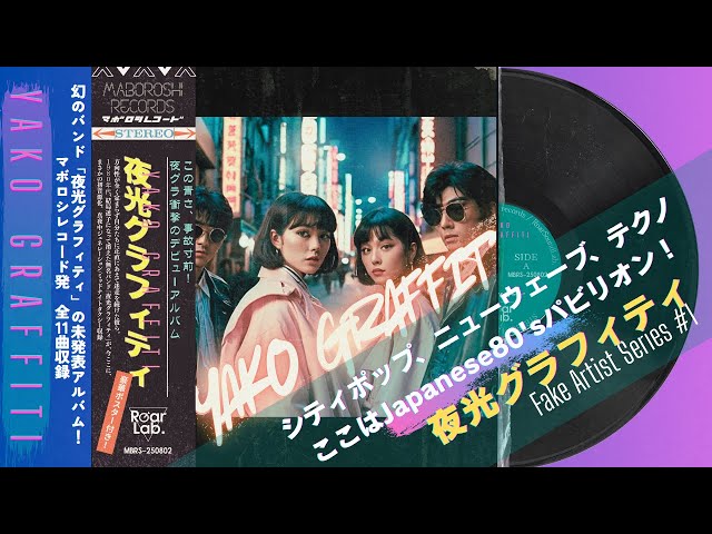 Full Album｜夜光グラフィティ｜1980年代?の幻が蘇る…デビューアルバム
