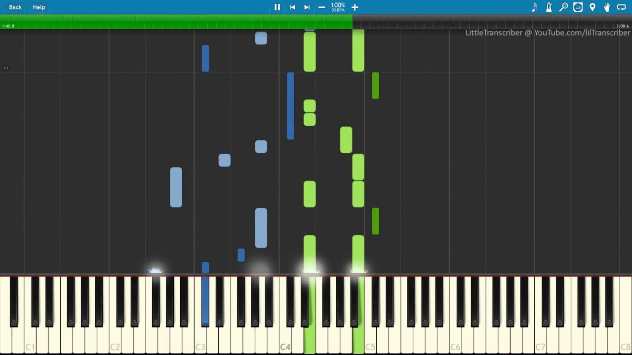 Major Lazer - Cold Water (Piano Cover) ft Justin Bieber & MØ by LittleTranscriber