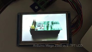 Arduino Mega 2560 controls 5" TFT LCD  - Display images from SD Card