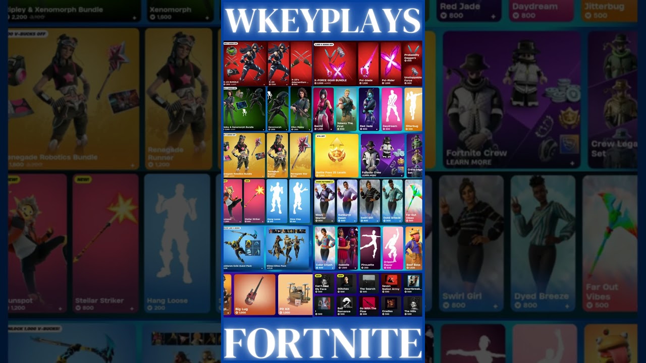 The Psylocke Outfit is in the Shop now! 🛒 