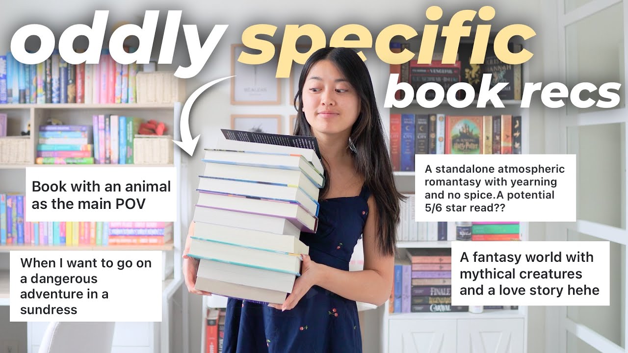 18 oddly specific book recommendations 📚⭐️ (based on your requests)