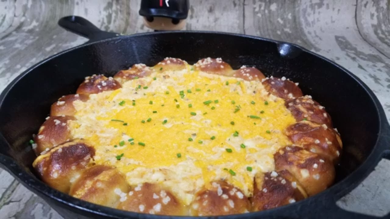 Pretzel Ring with Beer Cheese Dip YouTube