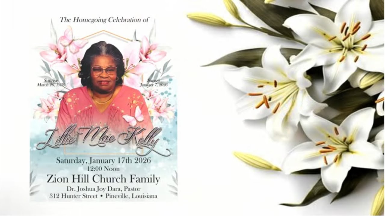 Homegoing Celebration of Lillie Mae Kelly | Zion Hill Church Family | Pastor Joshua Joy Dara Sr