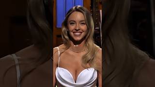 Sydney Sweeney talks on rumours #sydneysweeney #snl #nightshow