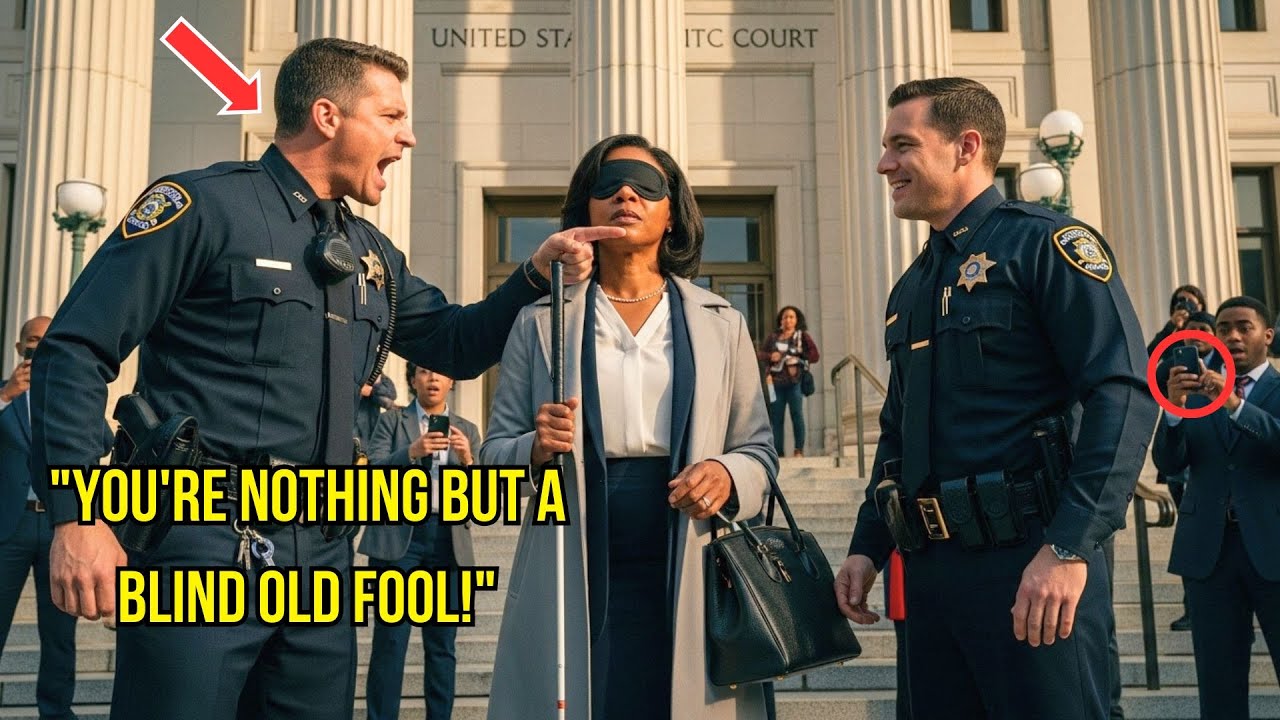 COPS SLAPPED A BLIND WOMAN IN COURT — SECONDS LATER, SHE TOOK THE JUDGE’S SEAT
