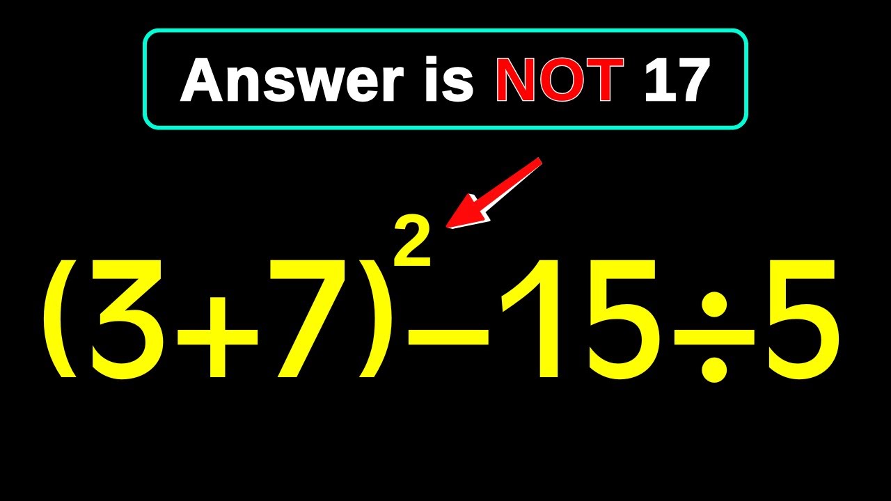This Simple Math Mistake Fools Everyone!