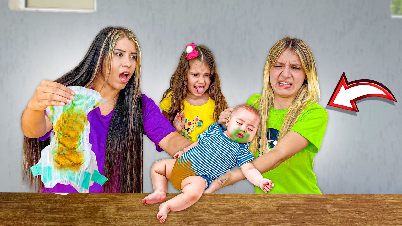 CUIDAMOS DE UM BEBÊ MUITO FEDORENTO! ( viramos mãe )