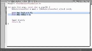 Objective C Programming Tutorial   46   Enumerated Data Types   YouTube