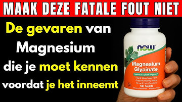 4 signalen dat je nooit magnesium moet nemen en 5 die tonen dat je het juist dagelijks nodig hebt