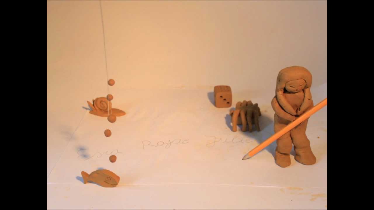 Claymation Workshop Kunstschool Genk 15-02-2012 B - THE GIRL AND THE SPIDER