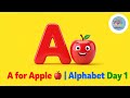 ABC Song – Letter A for Apple 🍎 | Learn Phonics &amp; Alphabet for Toddlers | Day 1 |@Tinytaleszoozoo 