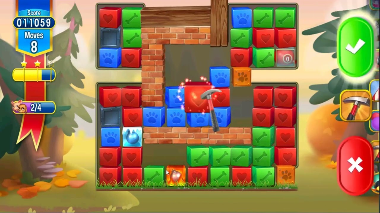 Pet Rescue Saga Level 5739 - NO BOOSTERS | SKILLGAMING ✔️